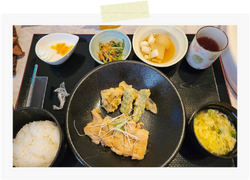 昼食の写真