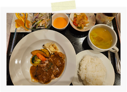 夕食の写真
