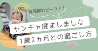 育児疲れピーク？！ヤンチャ度ましましな1歳2ヵ月との過ごし方